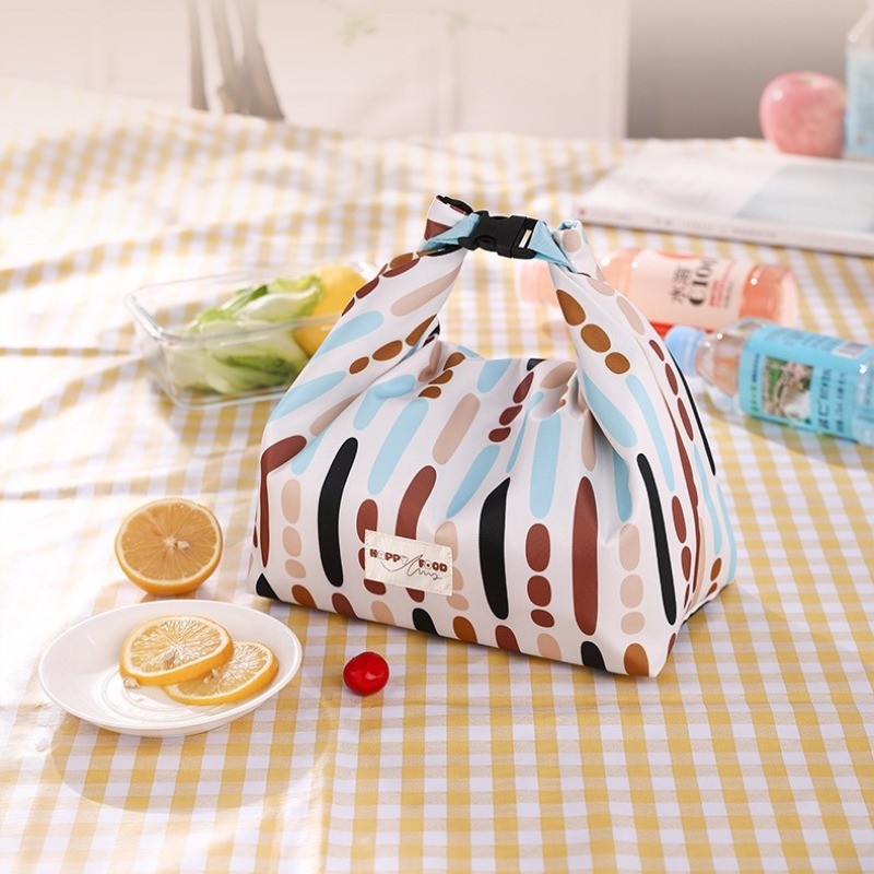 Women Bags For Office Use - Roll Top Vintage Style Insulated Lunch