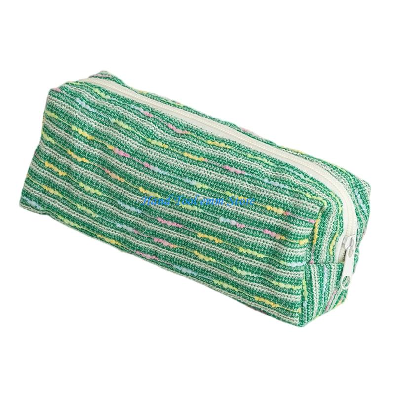 Women Bags For Office Use - H37F Colorful Fabric Pencil Case Big