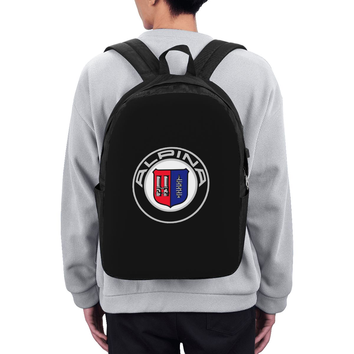 Women Bags For College - Alpina - Classic Car Logos Backpack