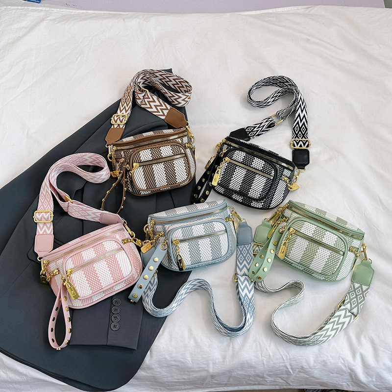 Women'S Kipling Bags - Ladies Fashion Trend PU Texture Plaid