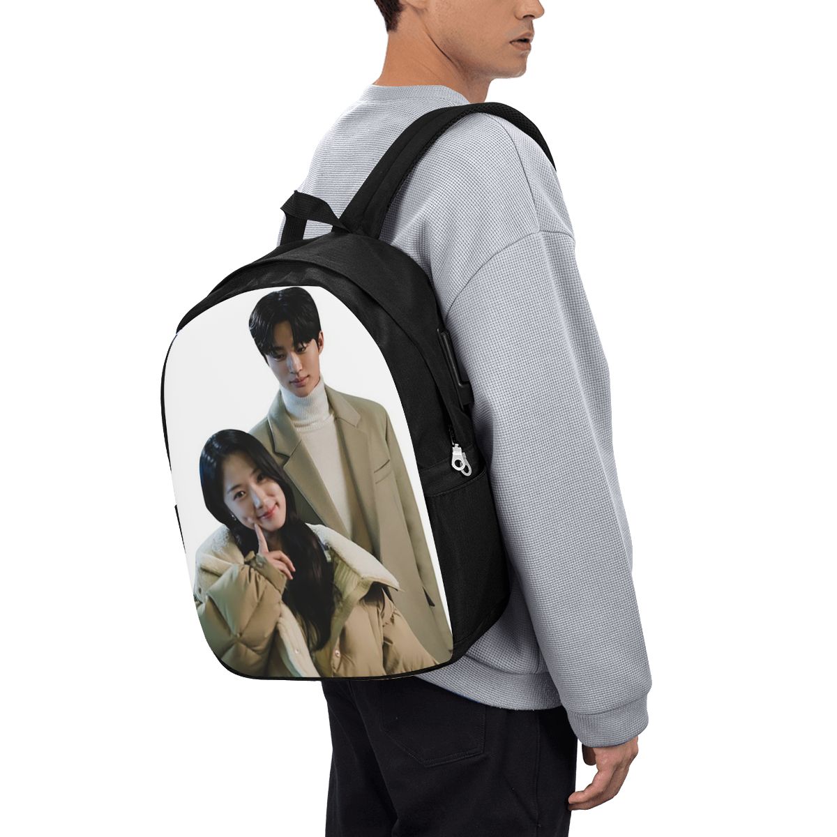 Women Bags For College - Lovely Runner Kdrama Fanart Backpack Travel
