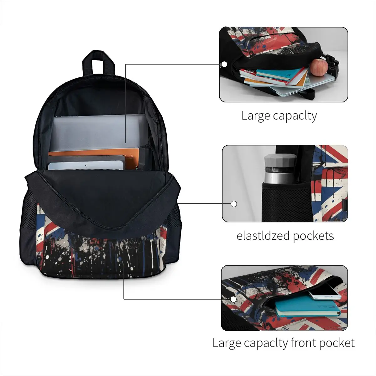 Union Jack Flag Of The UK Stud - Women Bags In Uk ulasan dan harga