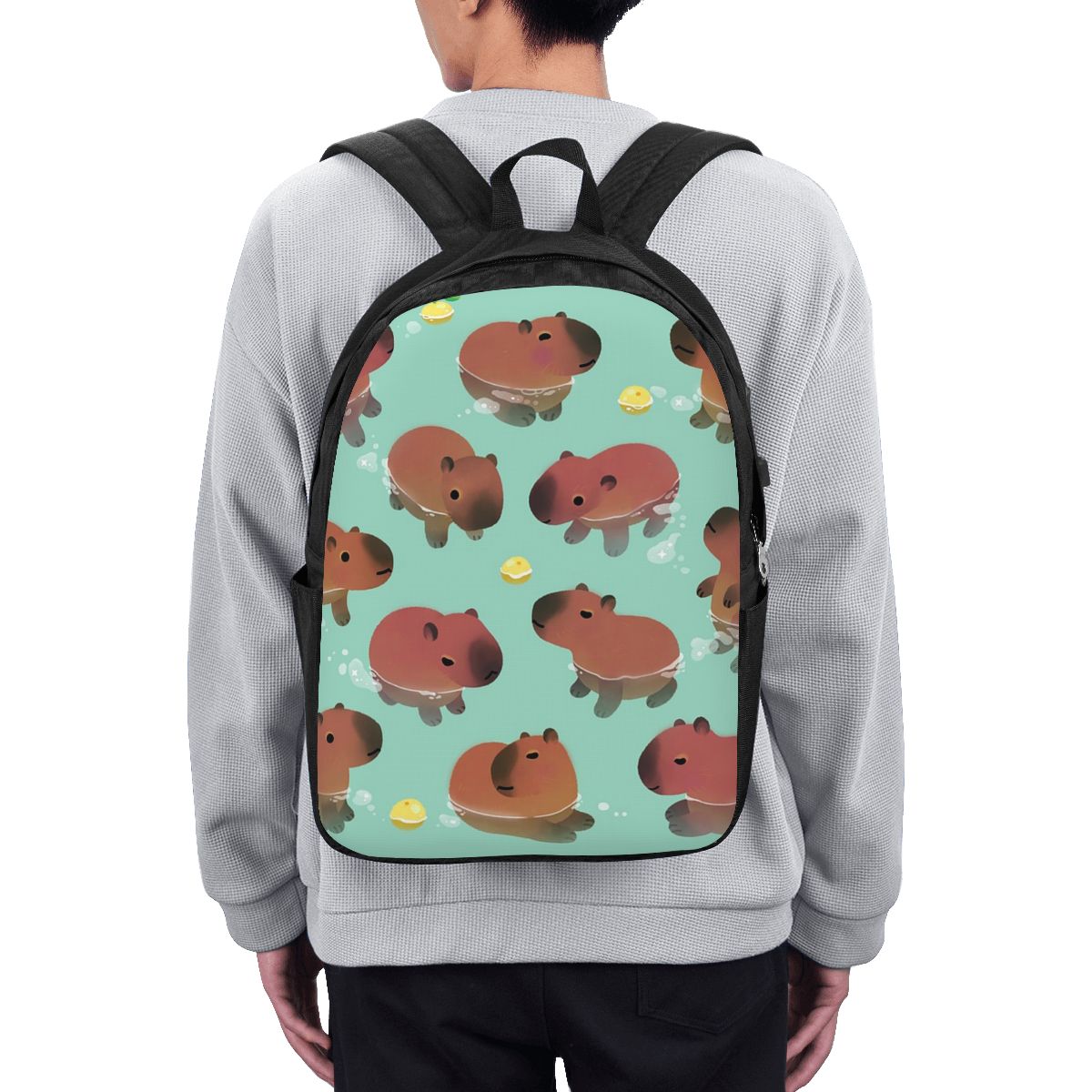 Capybara Animal Pattern Backpa - Women Bags For College ulasan dan harga