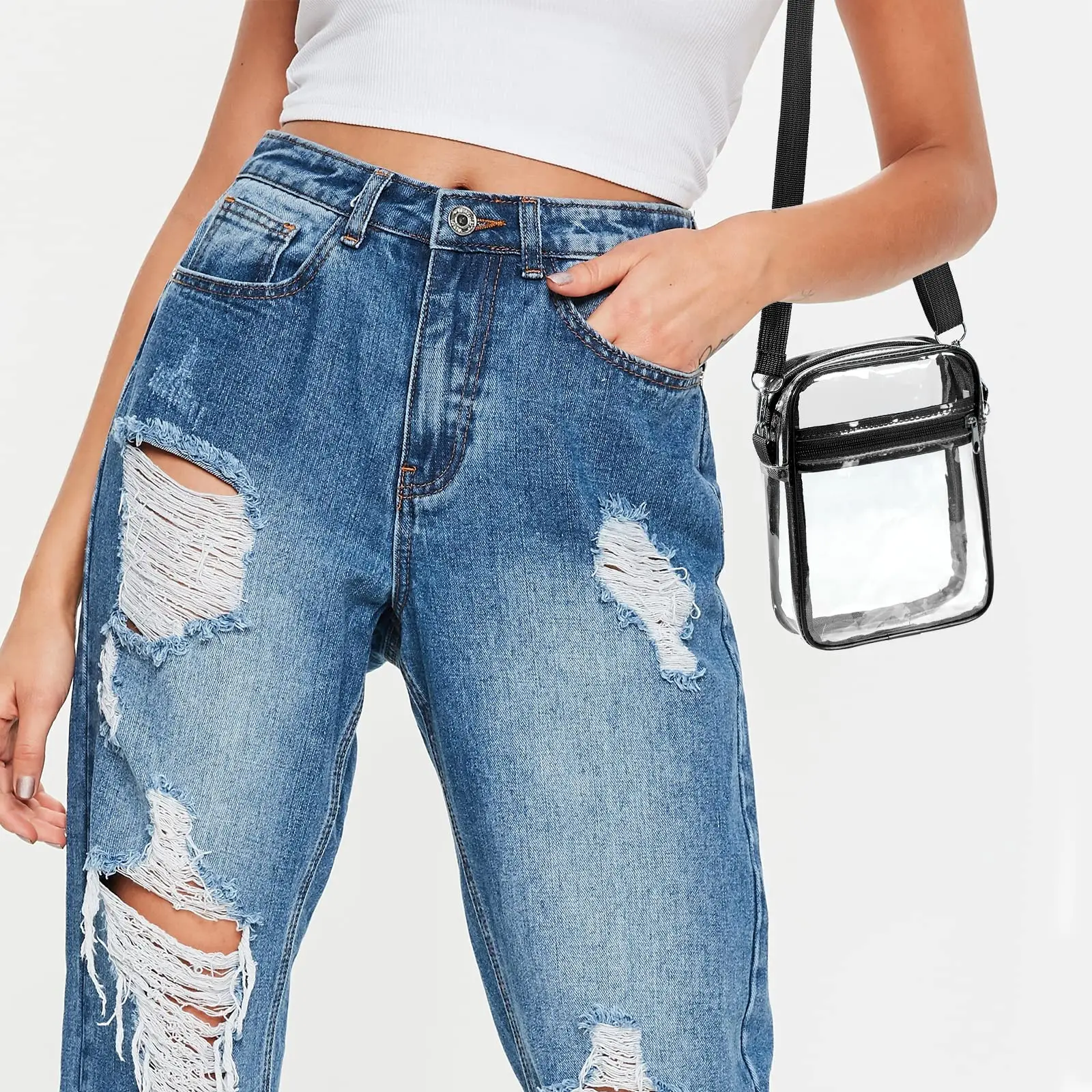Women Clear Shoulder Bag Stadi - Women Bags Polene ulasan dan harga