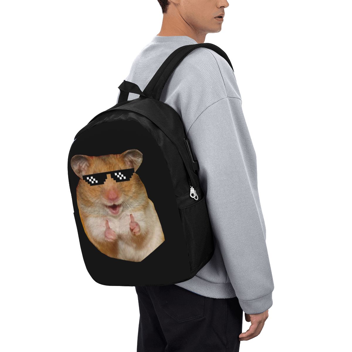 Funny Hamster Backpack Travel  - Women Bags For College ulasan dan harga