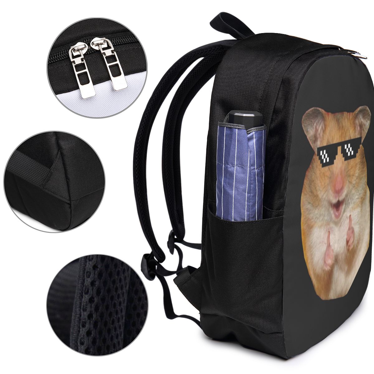 Funny Hamster Backpack Travel  - Women Bags For College ulasan dan harga