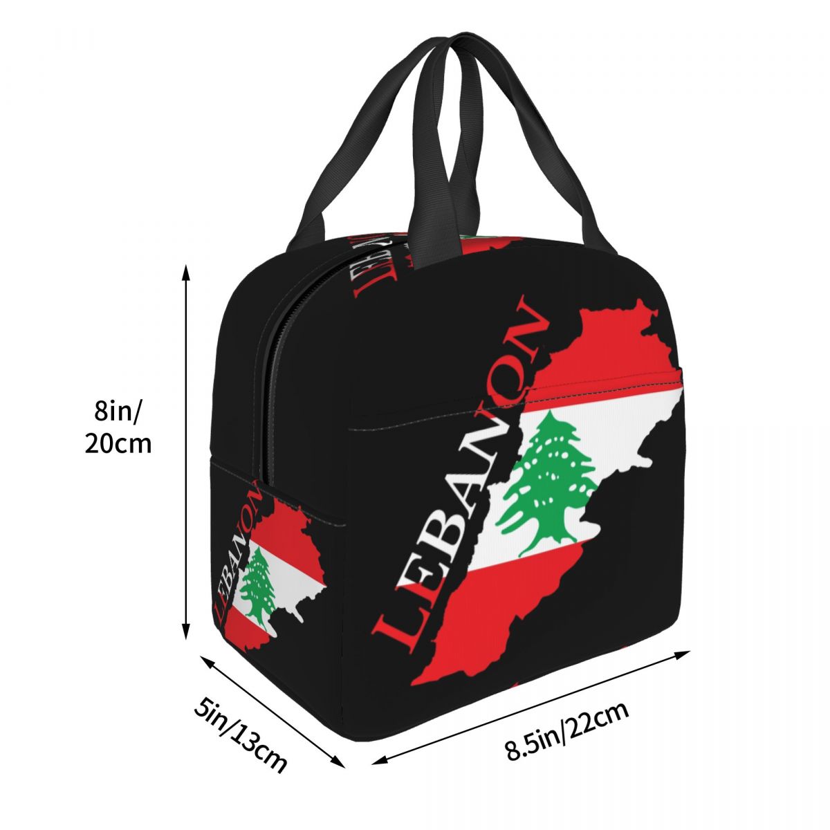 Custom Lebanon Flag Map Portab - Women Bags Lebanon ulasan dan harga