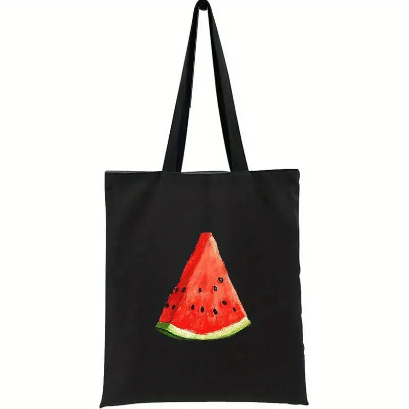 Fashionable Watermelon Printed - Shopper Tote Canvas ulasan dan harga
