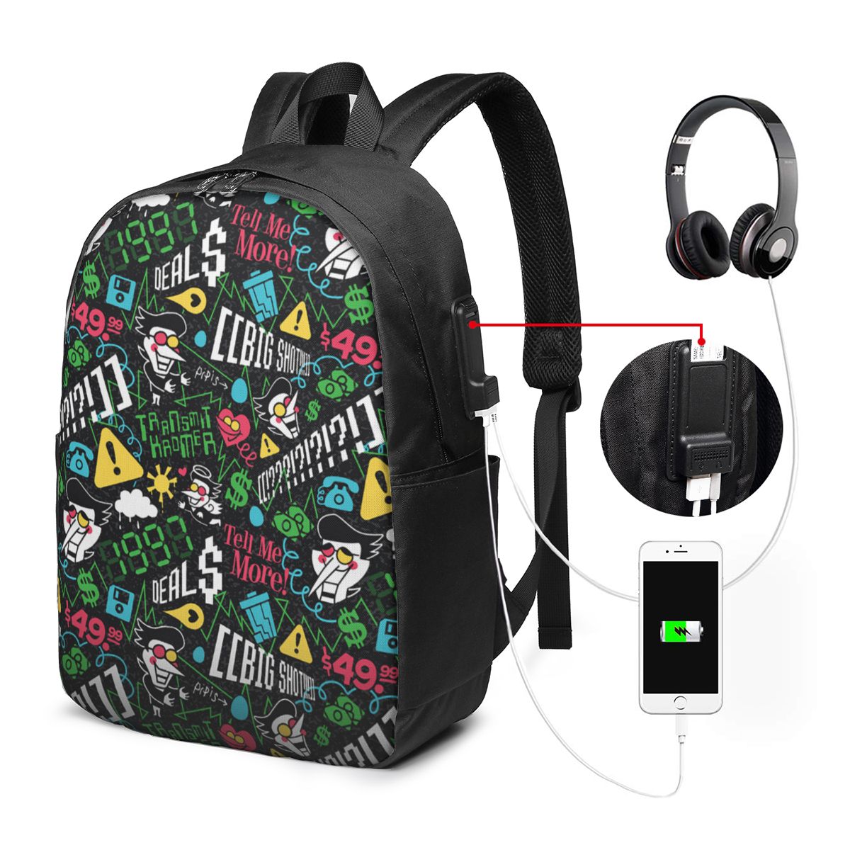 Deltarune SPAMTON G Backpack T - Womens Backpack ulasan dan harga