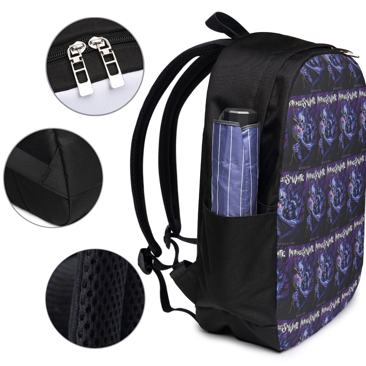 Motionless In White Backpack T - Women Bags For College ulasan dan harga