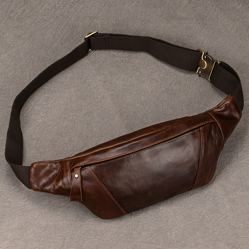 Men's Leather Chest Bags Cross - Saddle Bag Leather ulasan dan harga