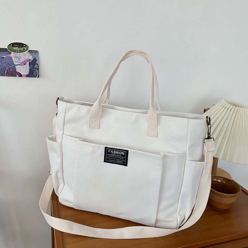 Large Canvas Tote Bag for Wome - Shopper Tote Canvas ulasan dan harga