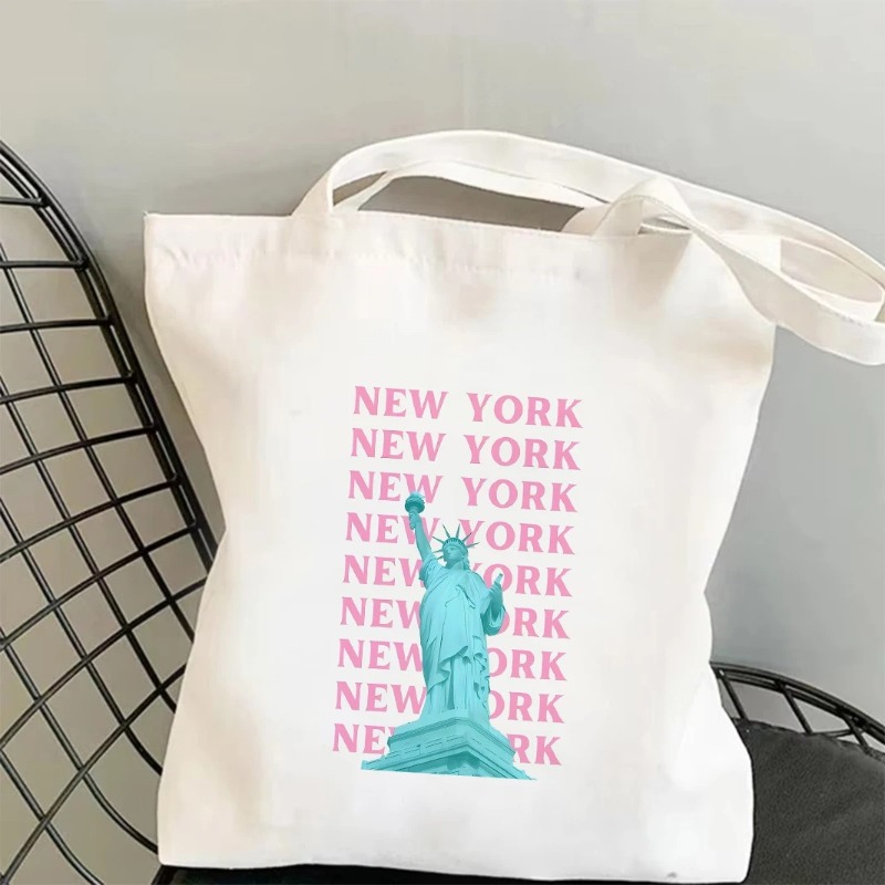 Chicago London Eiffel Tower Gr - Shopper Tote Canvas ulasan dan harga