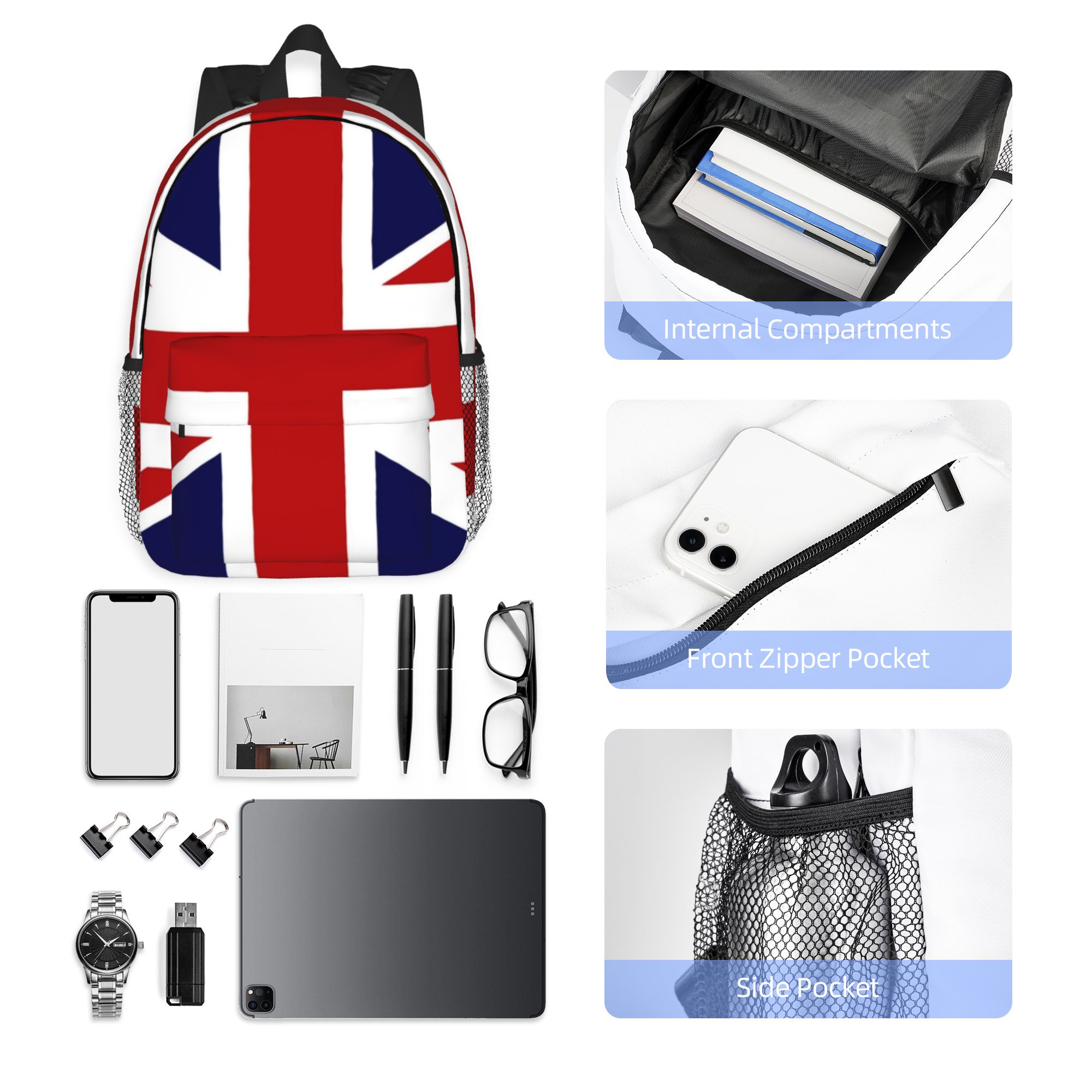 Union Jack Flag Of The UK Back - Women Bags In Uk ulasan dan harga