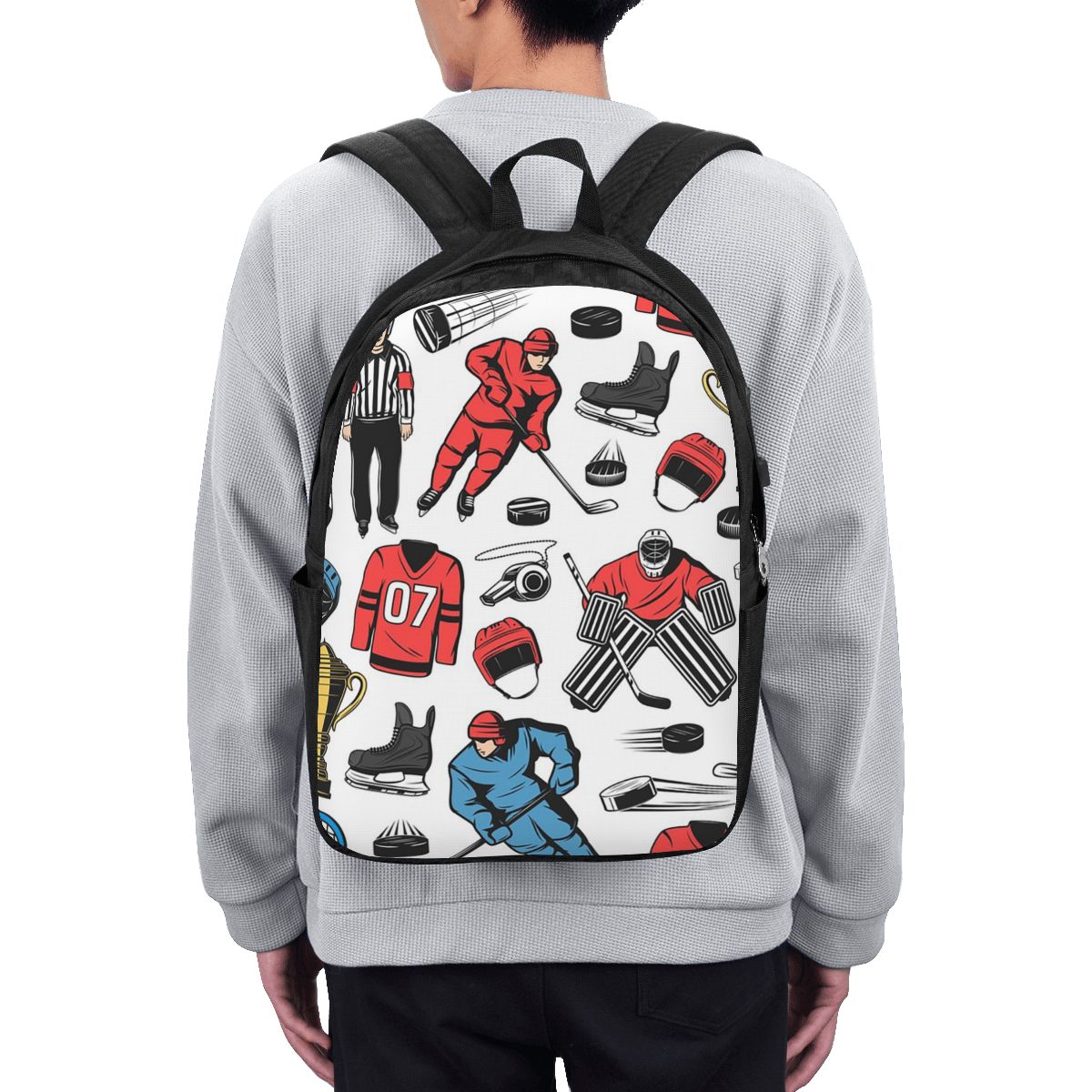 Ice Hockey Players On Rink Bac - Women Bags For College ulasan dan harga