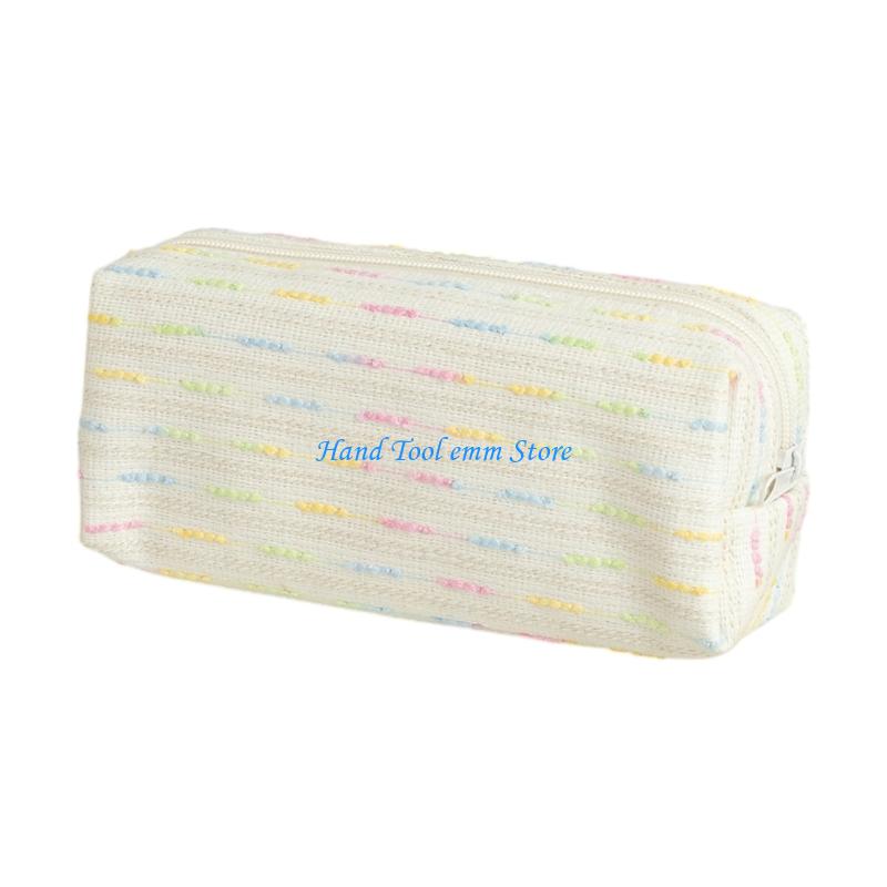 H37F Colorful Fabric Pencil Ca - Women Bags For Office Use ulasan dan harga