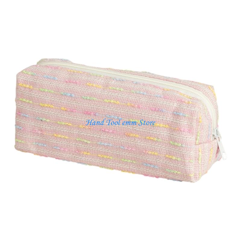 H37F Colorful Fabric Pencil Ca - Women Bags For Office Use ulasan dan harga