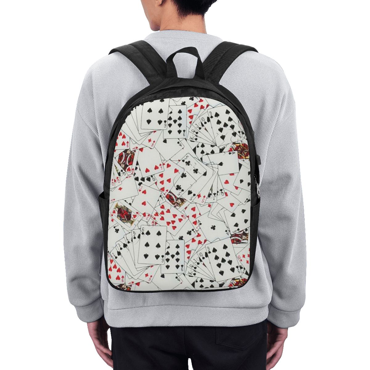 Playing Cards Poker Print Back - Women Bags For College ulasan dan harga