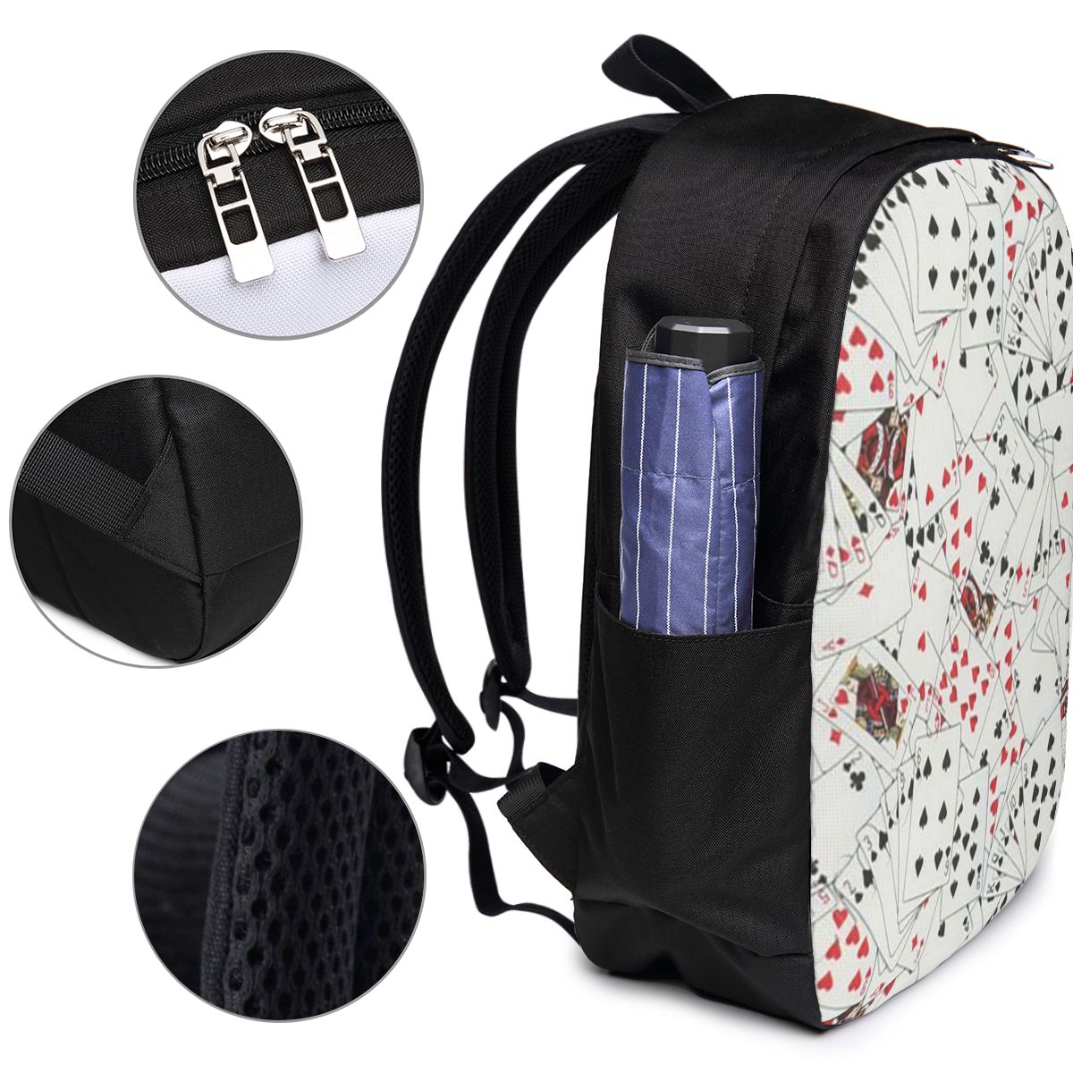 Playing Cards Poker Print Back - Women Bags For College ulasan dan harga