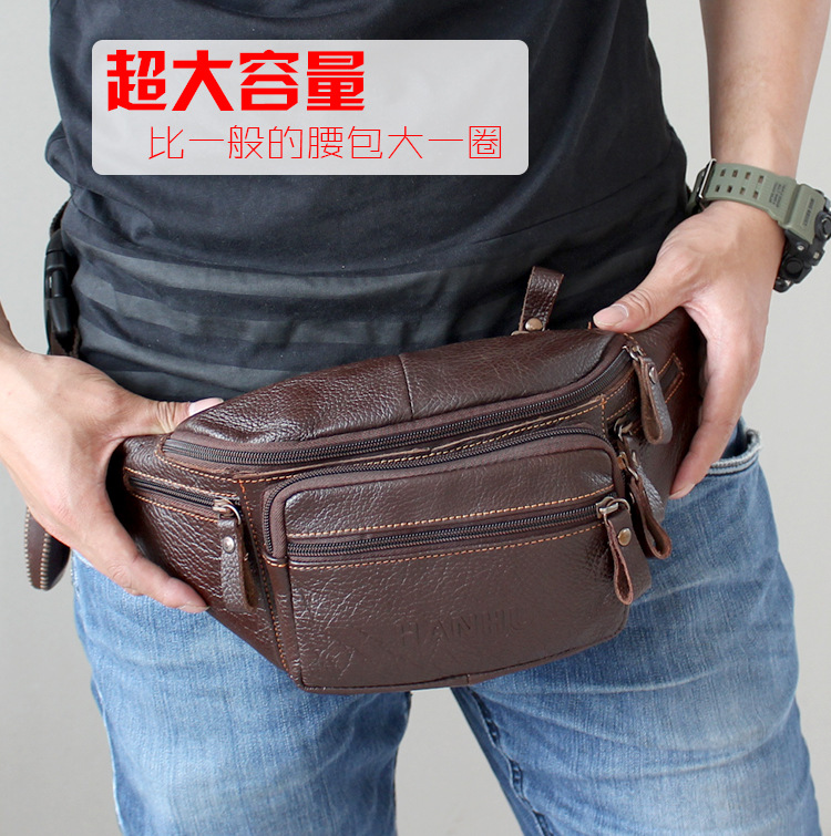 Genuine Cowhide Leather Waist  - Saddle Bag Leather ulasan dan harga