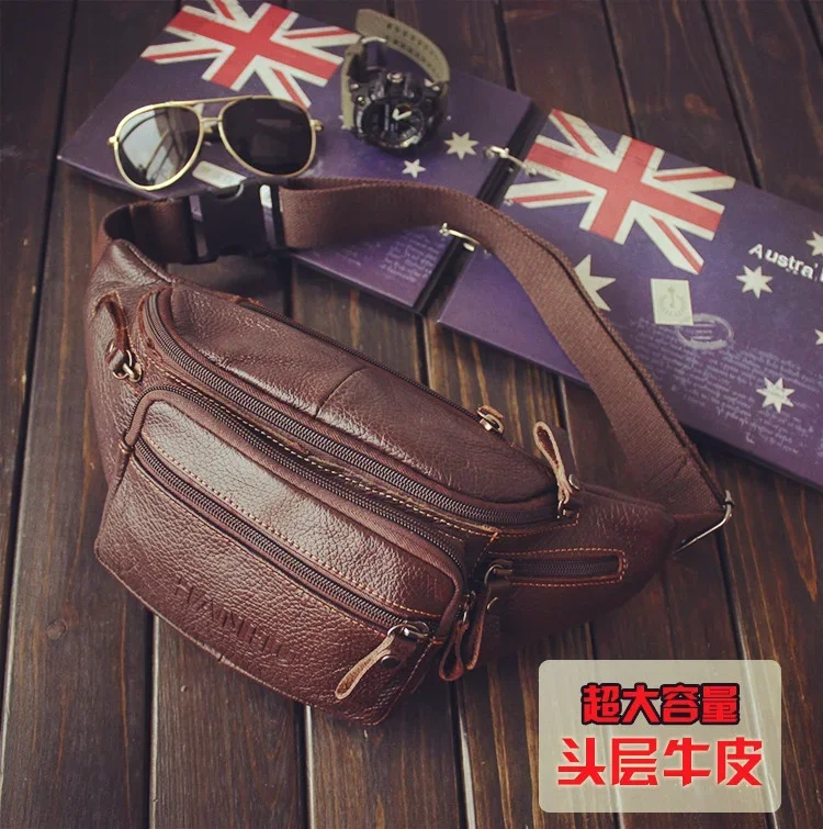 Genuine Cowhide Leather Waist  - Saddle Bag Leather ulasan dan harga