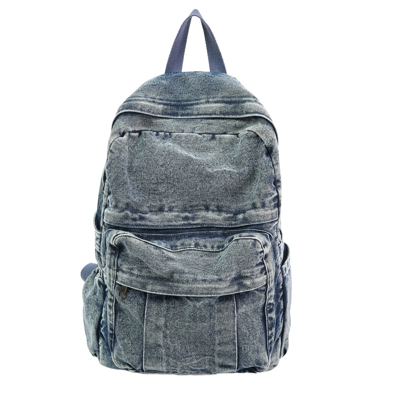 Retro denim backpack large cap - Women'S Kipling Bags ulasan dan harga