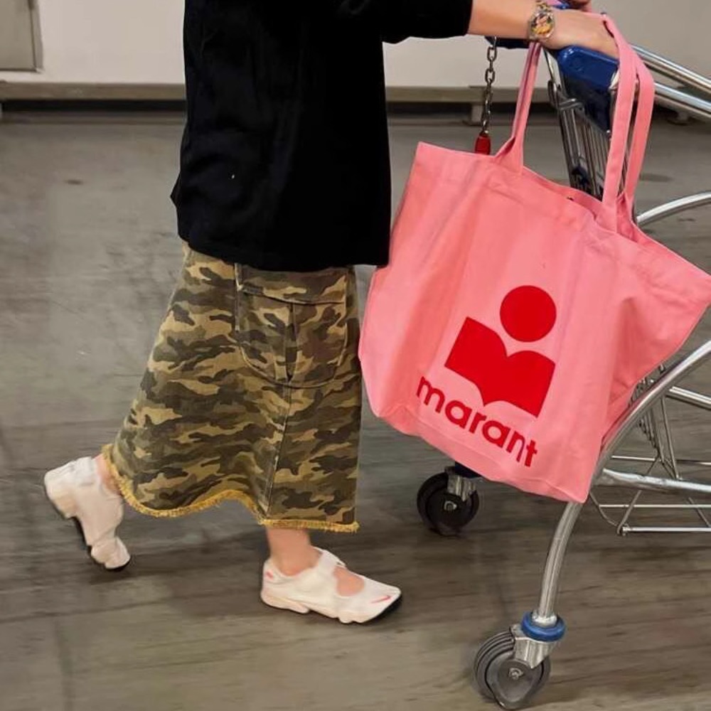 2026 Marant  New Designer Styl - Shopper Tote Canvas ulasan dan harga