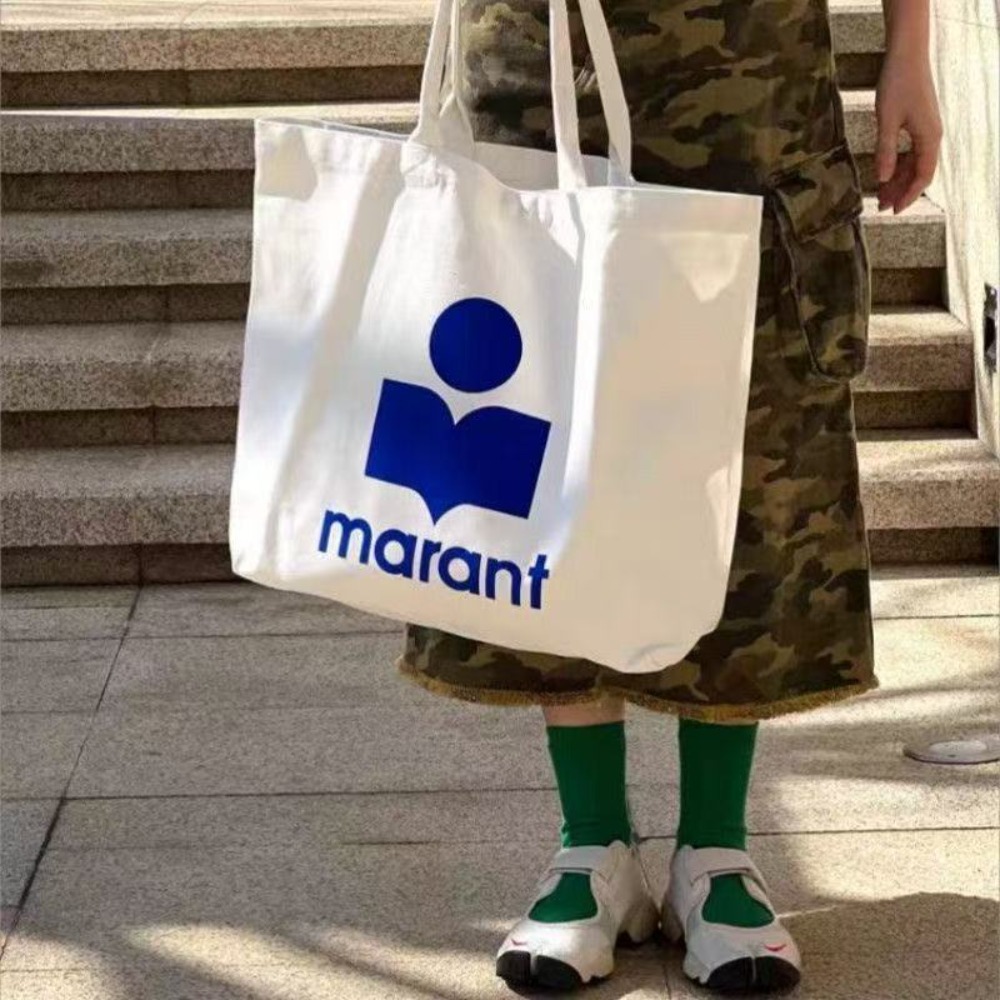 2026 Marant  New Designer Styl - Shopper Tote Canvas ulasan dan harga