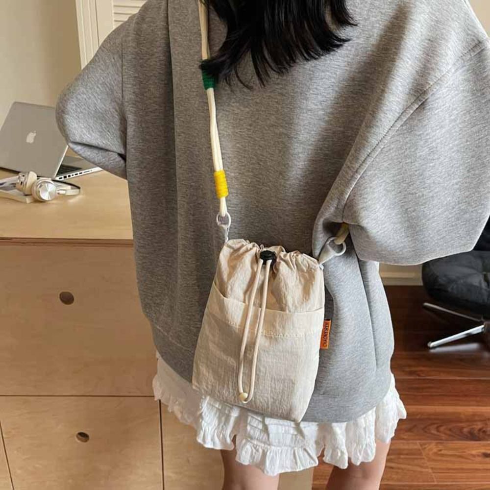 Shoulder Strap Small Drawstrin - Women Bags Polene ulasan dan harga