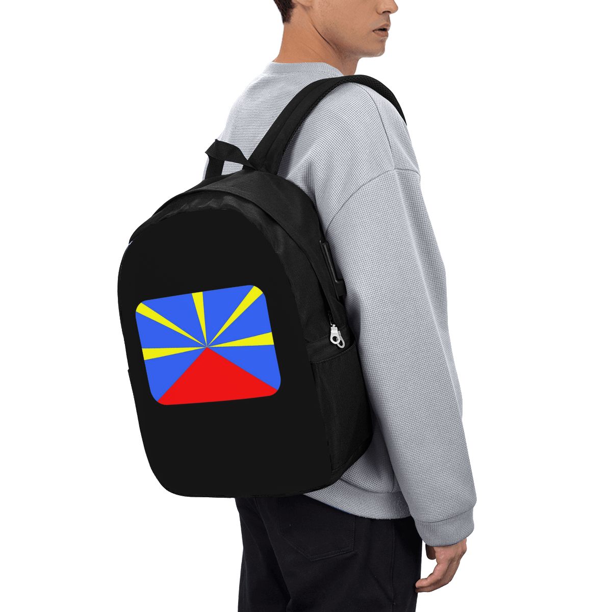 974 Reunion Island Flag Backpa - Women Bags For College ulasan dan harga