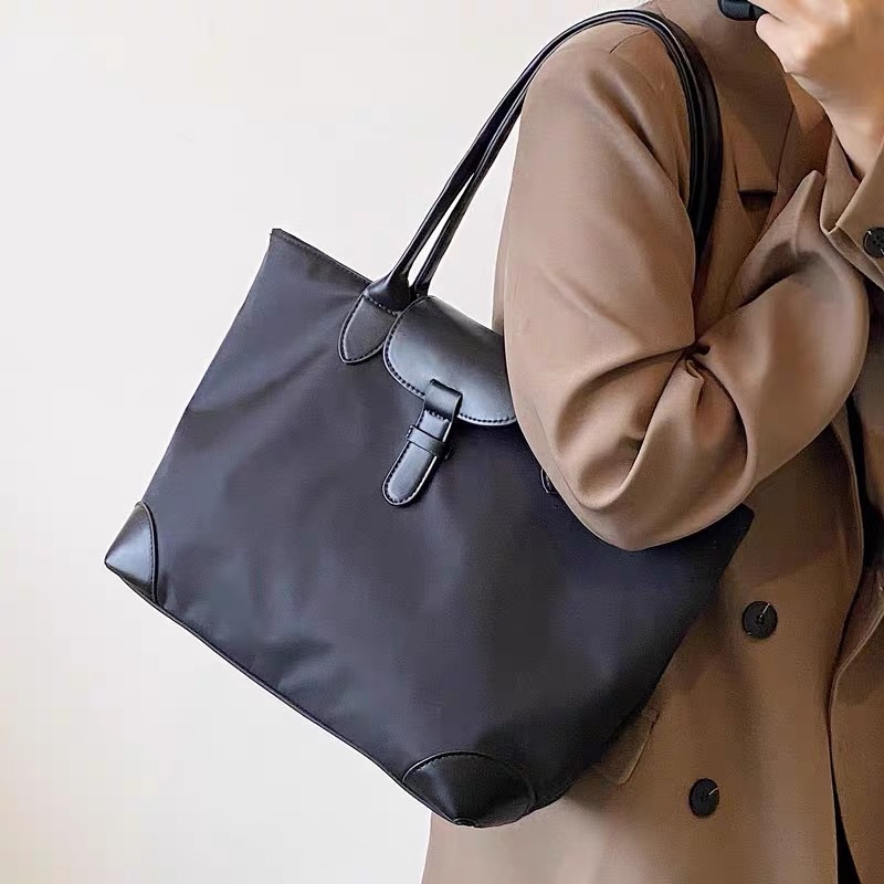 Women Oxford Nylon Tote Bag La - Women Bags Polene ulasan dan harga