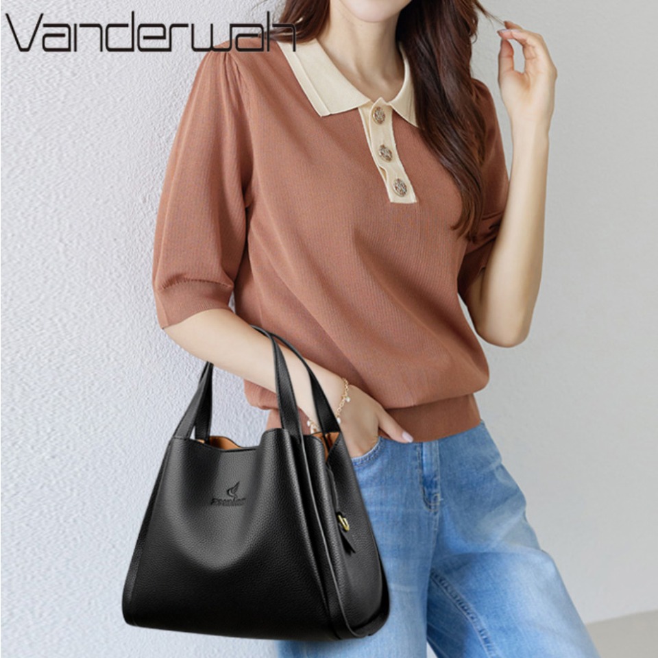 VANDERWAH Genuine Brand Soft L - Women Bags High End Brands ulasan dan harga