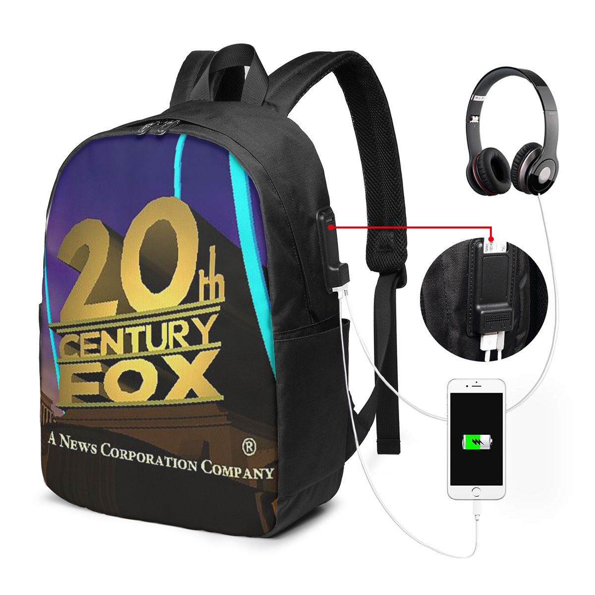 20th Century Fox Classic Backp - Women Bags For College ulasan dan harga