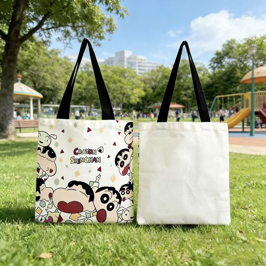 2026 New Crayon Shin-chan Canv - Shopper Tote Canvas ulasan dan harga