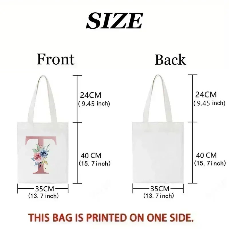 1pc Koala Cherry Blossom Print - Shopper Tote Canvas ulasan dan harga