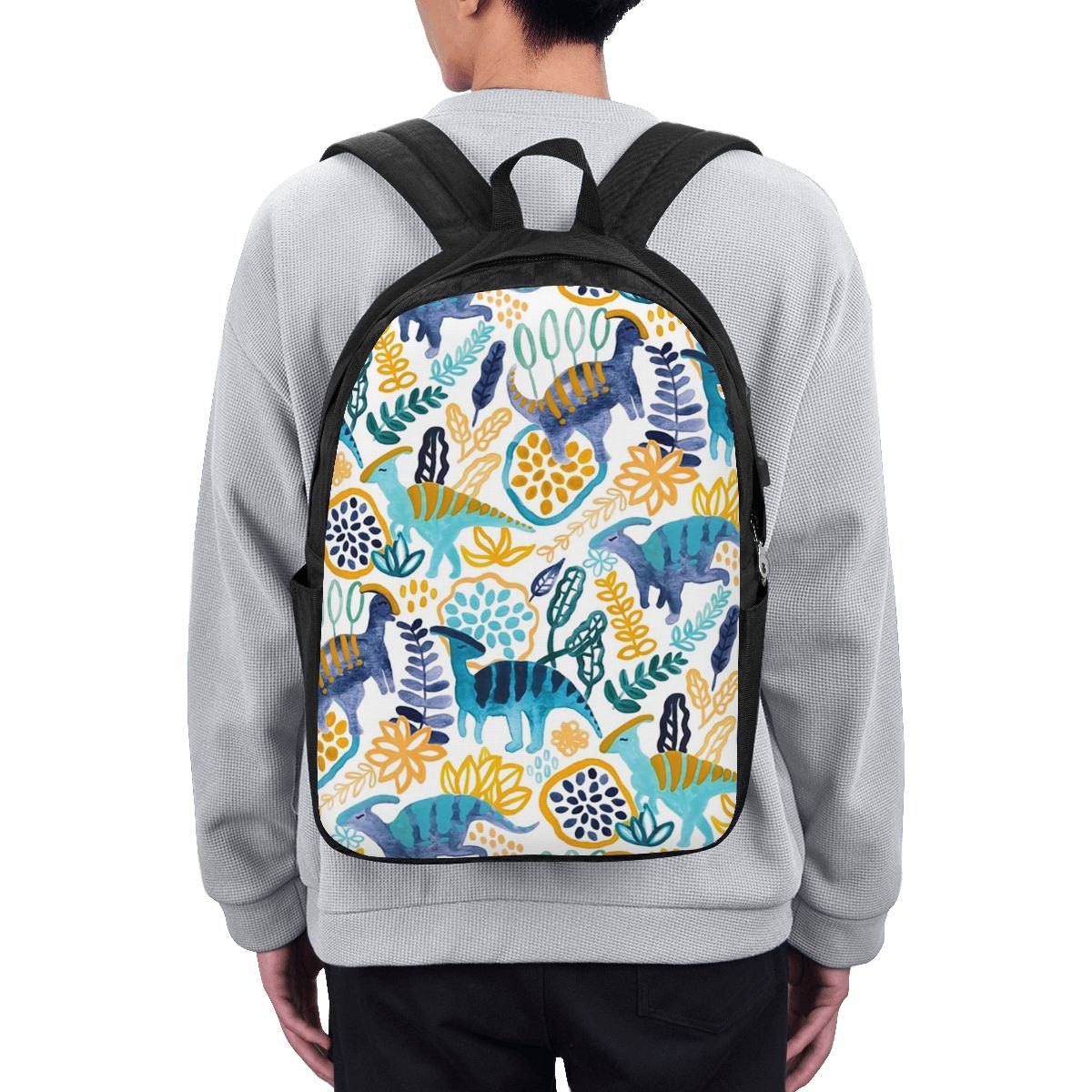 Gouache Parasaurolophuses Back - Women Bags For College ulasan dan harga