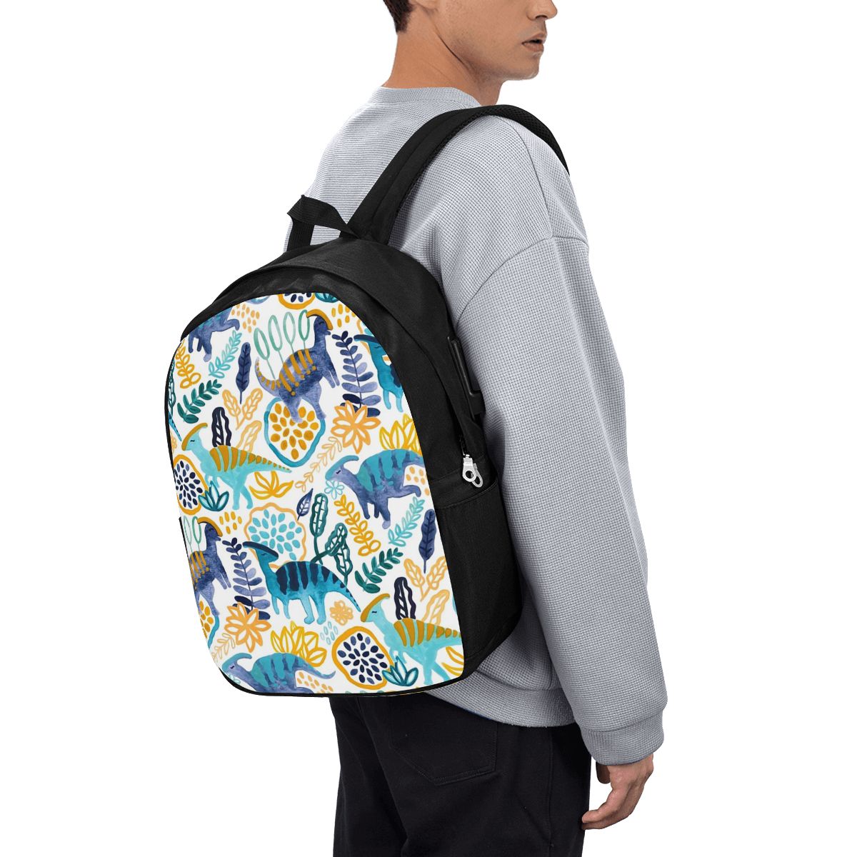 Gouache Parasaurolophuses Back - Women Bags For College ulasan dan harga