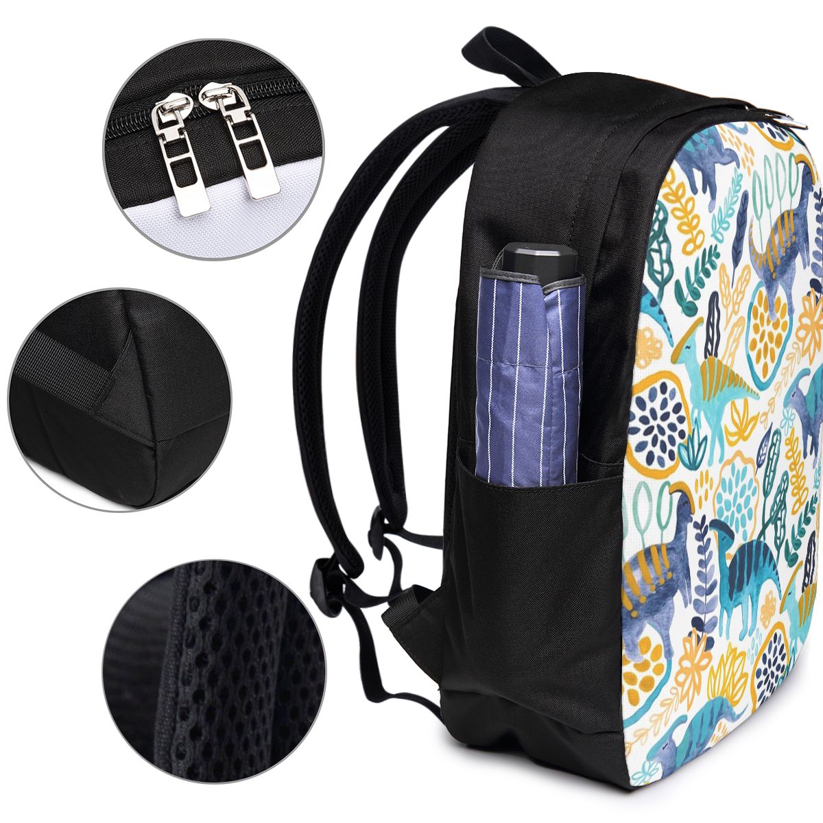 Gouache Parasaurolophuses Back - Women Bags For College ulasan dan harga