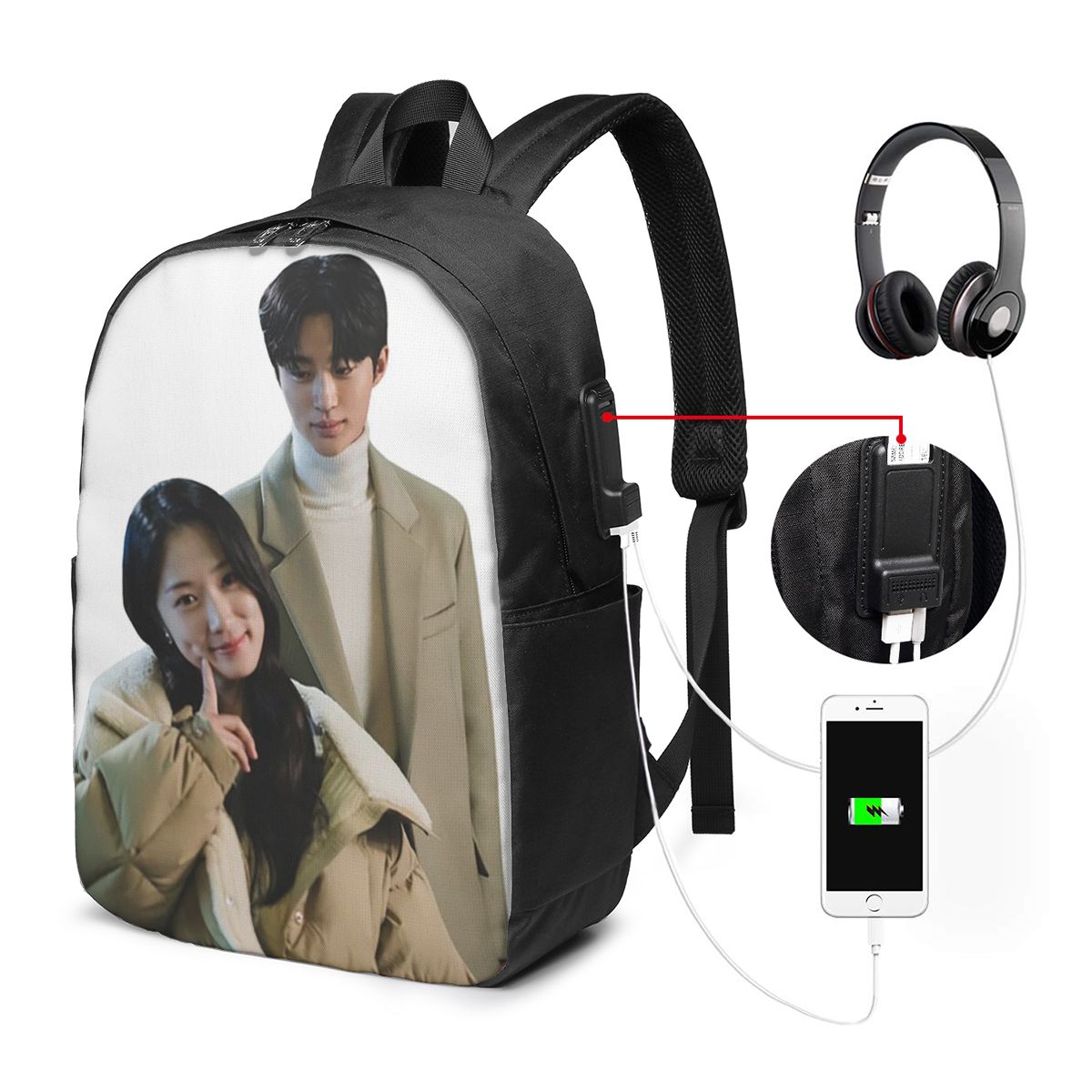 Lovely Runner Kdrama Fanart Ba - Women Bags For College ulasan dan harga