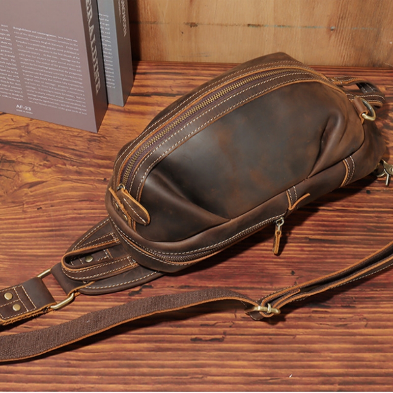Fashion Design Luxury Men's Sl - Saddle Bag Leather ulasan dan harga