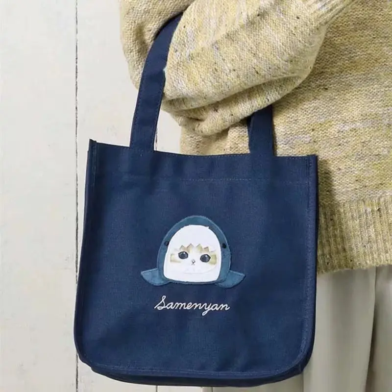 Japanese Mofusand Same Style N - Shopper Tote Canvas ulasan dan harga