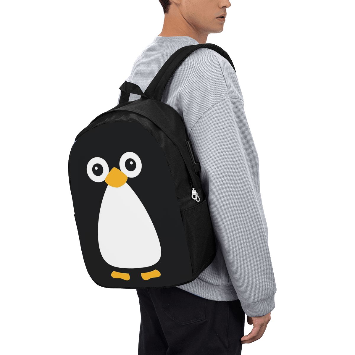Cute Vector Penguin Backpack T - Women Bags For College ulasan dan harga